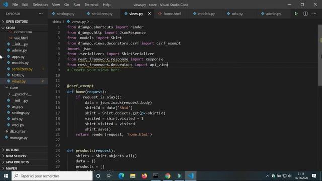 Fetch and django rest framework part 5: GET method смотреть онлайн