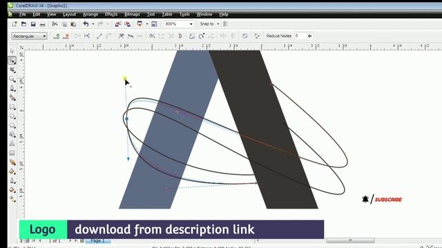 letter A logo design in coreldraw. Free download смотреть онлайн