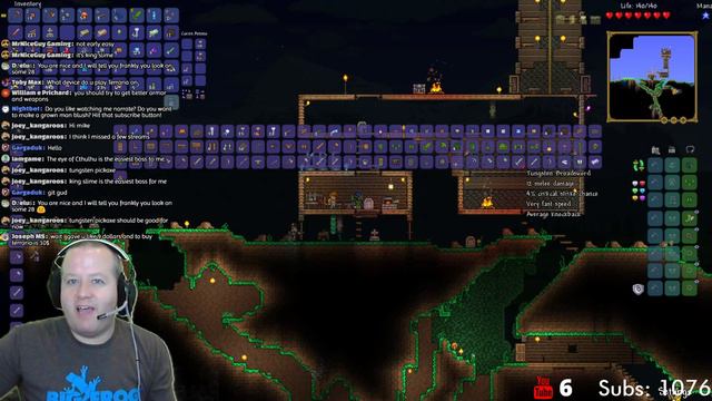 Terraria with Gel! She's streaming for the first time. Everyone check her out смотреть онлайн