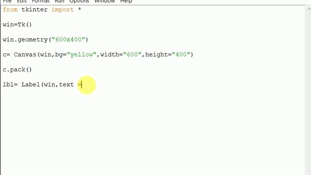 how to create canvas and write text ? python GUI | Tkinter смотреть онлайн