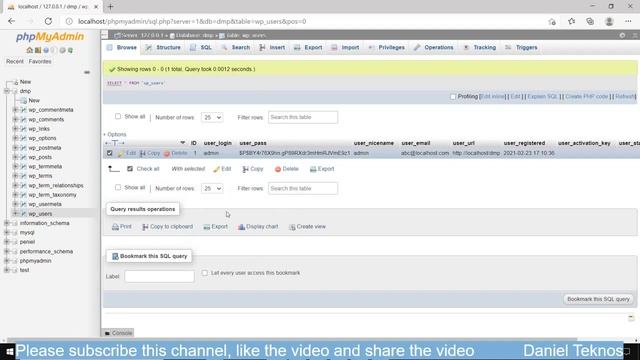 Reset password in phpmyadmin смотреть онлайн