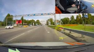 Разворот и проезд ЖД переезда