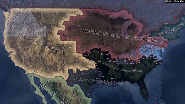 Kaiserreich American Civil War: Home of the Brave - HOI4 Timelapse смотреть онлайн