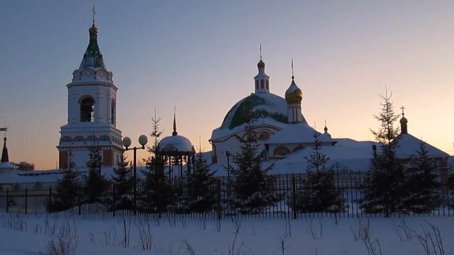 Рождественский звон. Свято-Троицкий православный мужской монастырь. Чебоксары. 8 января 2022 смотреть онлайн