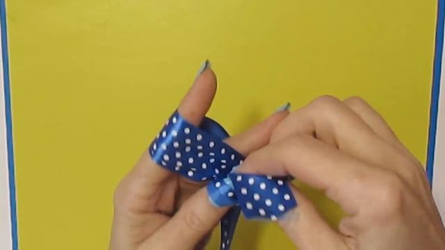 ? Как сделать бант своими руками из лент ? Банты завязать сделать быстро-на пальцах? смотреть онлайн