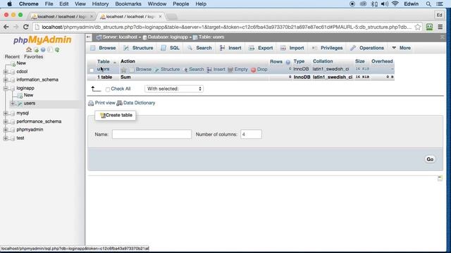 PHP and database | 006 Creating Tables and Inserting Data in PHPmyadmin смотреть онлайн