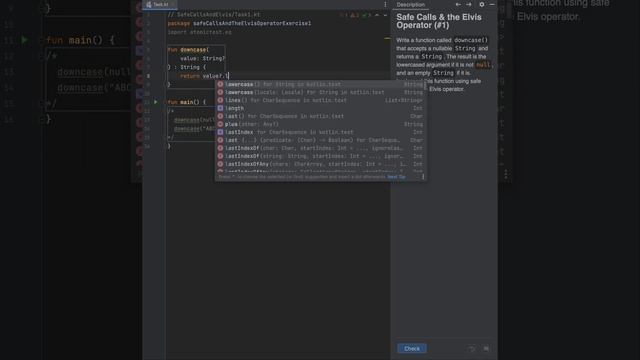 Kotlin - Safe Call and Elvis Operator смотреть онлайн