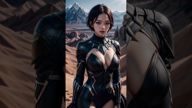 Black Panther Cosplay by Stable Diffusion AI [4K AI ART GIRL] смотреть онлайн
