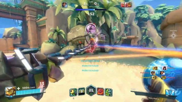 | Paladins | Competive | Nezastavitelný Makoa !!!! | 22 killstreak/2 deaths/35kills | смотреть онлайн