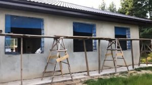 Монтаж софитов и водосточной системы - 64