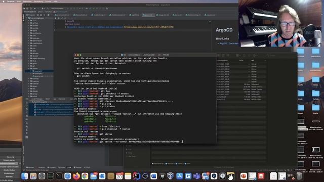Git: Auf früheren Stand zurücksetzen und neu commiten смотреть онлайн