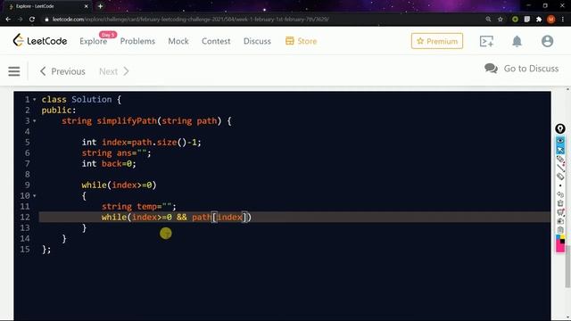 71. Simplify Path | Leetcode | Hindi | C++ смотреть онлайн