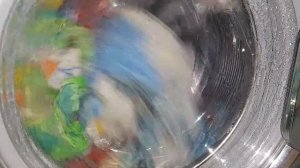 Стирка постельного. Hotpoint-Ariston. Хлопок Предв 60° 1000, доп.полоскание, быстрая стирка