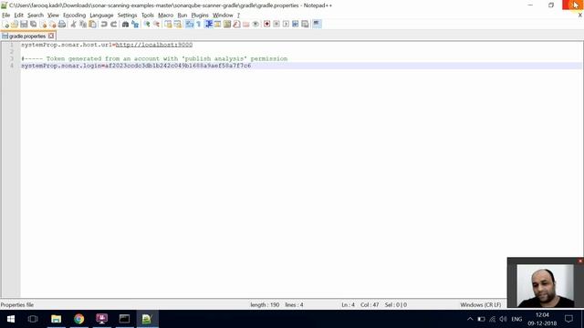 2 - sonarqube analysis using gradle смотреть онлайн