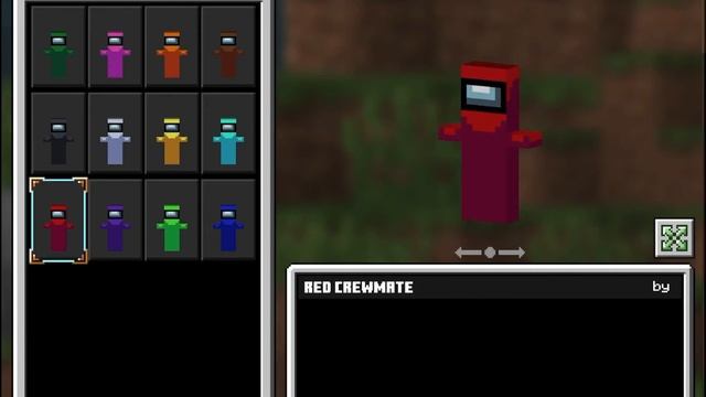 Among Us Skin Pack in Minecraft PE (New Characters) смотреть онлайн