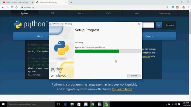 how to install python смотреть онлайн