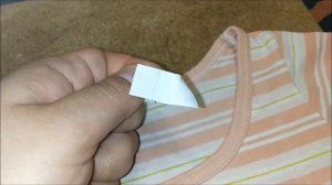 Как приклеить термонаклейку бирку для одежды?
