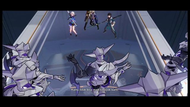 Honkai Star Rail Scene : Boss Voidranger Reaver and Help From Himeko смотреть онлайн