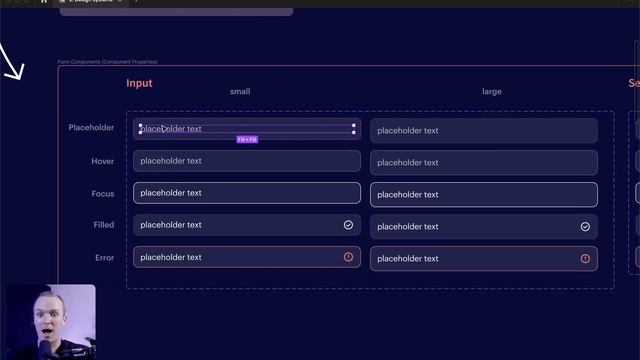 Building forms in Figma with component properties смотреть онлайн