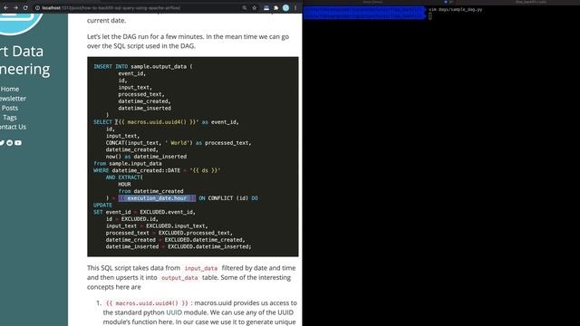 How to Backfill a SQL query using Apache Airflow смотреть онлайн