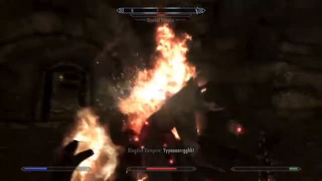 Rarest Skyrim Finishing Move смотреть онлайн