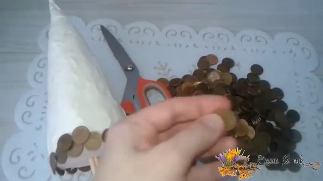 DIY ? ЁЛКА из МОНЕТ своими руками / Денежная ёлочка/ ЁЛКА из ДЕНЕГ / Money Tree смотреть онлайн
