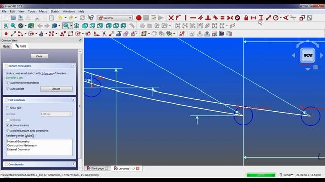 FreeCAD Tutorial 4 Sketcher Workbench (#B-Spline) смотреть онлайн