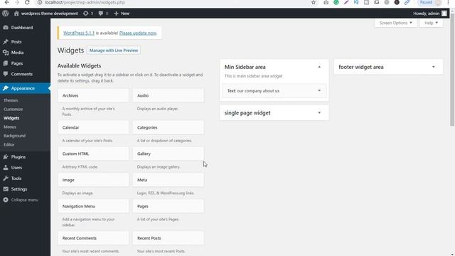 theme development tutorial || how to add a custom footer widget in WordPress смотреть онлайн