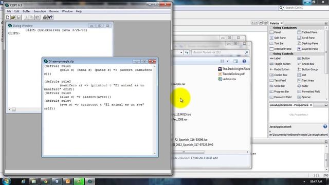 INTEGRACIÓN CLIPS + JAVA смотреть онлайн