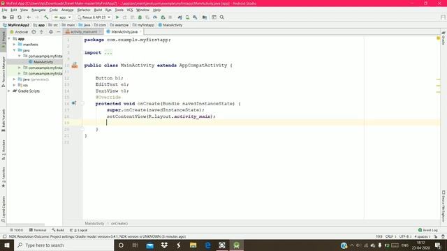 #TextView and #Button #onClick | #Android_Studio | #OnlineTutorial (#Beginners) смотреть онлайн