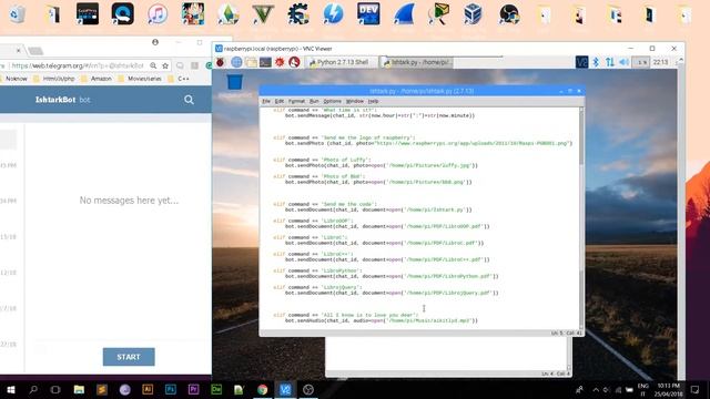 Use Telegram bot with Raspberry Pi 3 смотреть онлайн