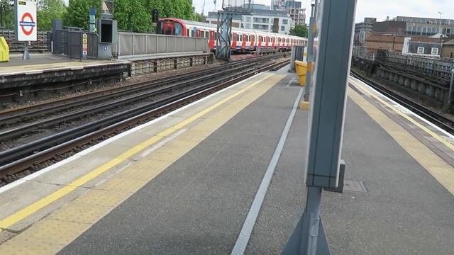 London Underground District And Piccadilly Line Trains At Ravenscourt Park 7 May 2019