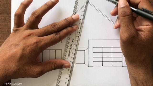 How to Draw a House in 1 Point Perspective смотреть онлайн