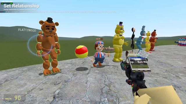 FNF VS HELLO NEIGHBOR VS FNAF!! Garry's Mod [Five Nights at Freddy's VS Friday Night Funkin'] смотреть онлайн