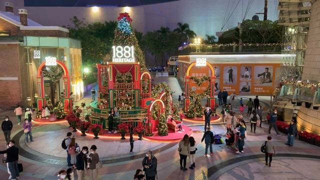 Hong Kong — Christmas Walking Tour 2022【4K HDR】 смотреть онлайн