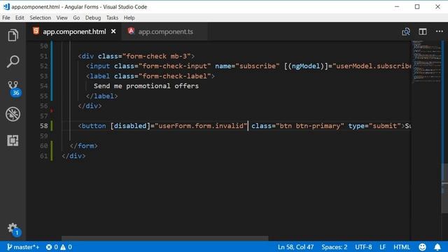 Angular Forms Tutorial - 11 - Form validation смотреть онлайн