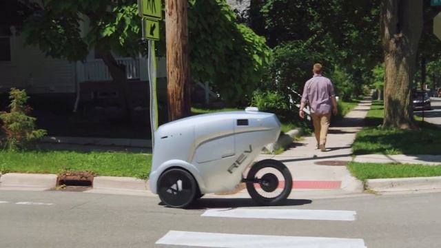 Представлен робот-курьер для плохой погоды смотреть онлайн