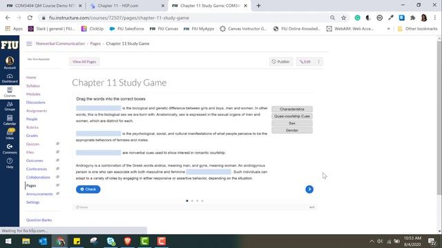 H5P Study Game to Canvas Demo смотреть онлайн