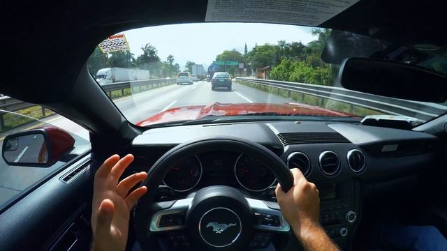 Manejo un FORD MUSTANG V6 / 2015 - 2017 ¡Realmente divertido y poderoso! #fordmustang смотреть онлайн