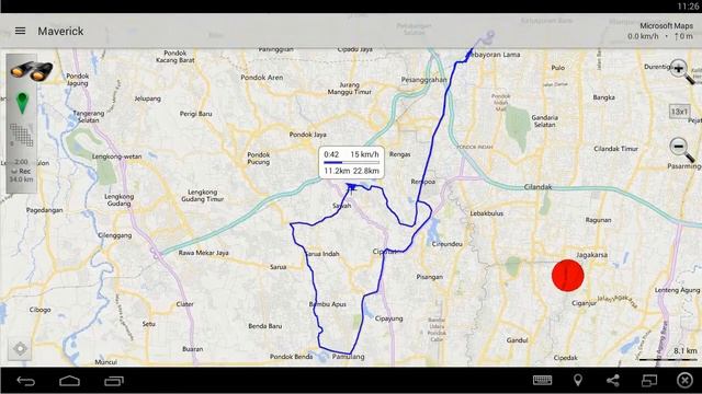 Maverick GPS Logger and Navigation with Offline Map смотреть онлайн