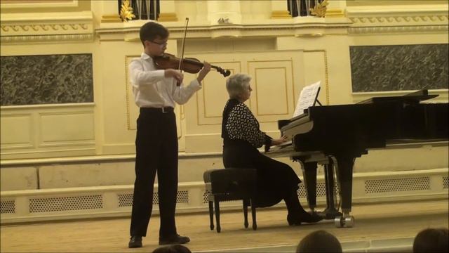 Никита Истратенко. Н.Паганини, Кантабиле в Капелле Санкт-Петербурга