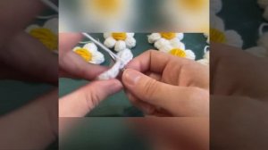 Ромашки для детского КАРДИГАНА. Подробный мастер класс. Цветочки для кофты.Туториал. Как в тик-токе