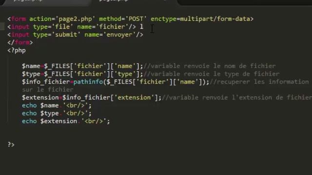 formulaire envoie de fichier- php смотреть онлайн
