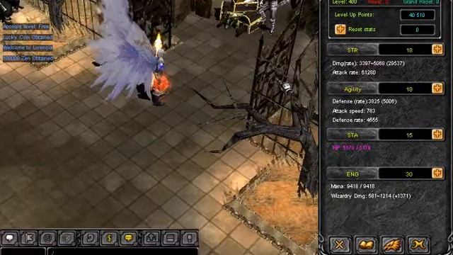 MU Online: Reset stats смотреть онлайн