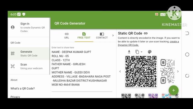QR codes kaise banaye online ?™️// scanner QR code scanner aap kaise banaye mobile se 2023 смотреть онлайн