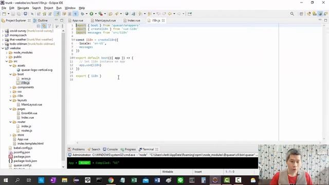 อธิบายโครงสร้าง Folder ต่างๆ ของ Vue.js App ใน Quasar Framework смотреть онлайн