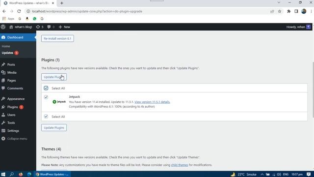 WordPress in Urdu (Tutorial 16): Update and Upgrade смотреть онлайн