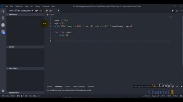 Visual Studio Code user interface - course VS Code & Python