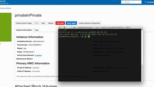 SSH to an instance in a private subnet смотреть онлайн