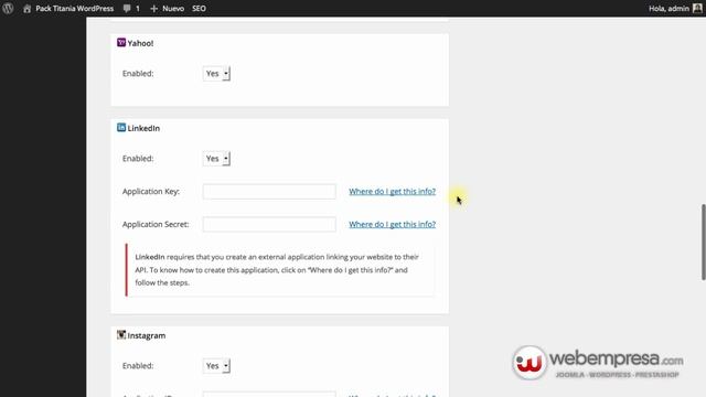 Accede a WordPress desde Facebook, Twitter, Google+ u otras redes sociales смотреть онлайн